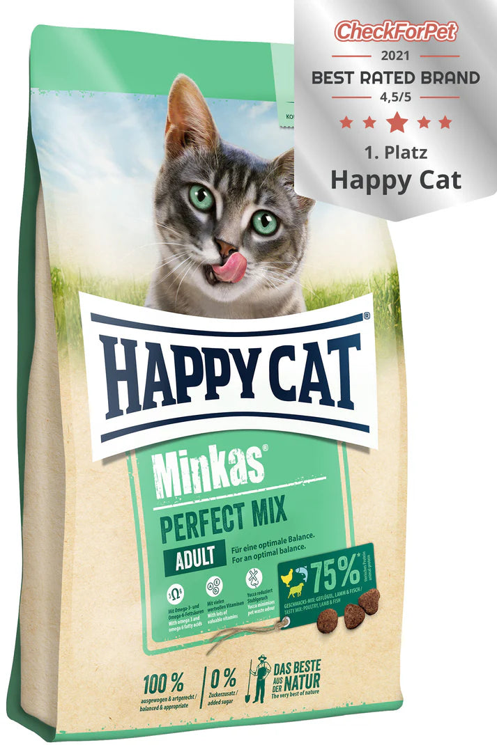 Happy Cat Minkas Perfect Mix Dry Cat Food 4kg
