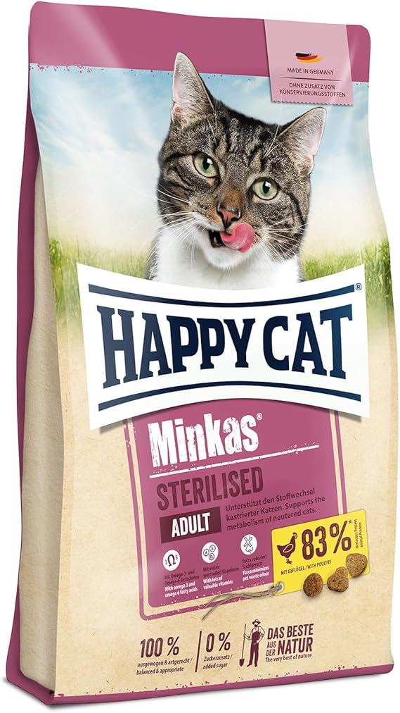 Happy Cat Minkas Sterilized 1.5kg