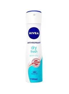 Dry Fresh, Antiperspirant And Antibacterial Protection Spray For Women 150ml - Wellness Shoppee