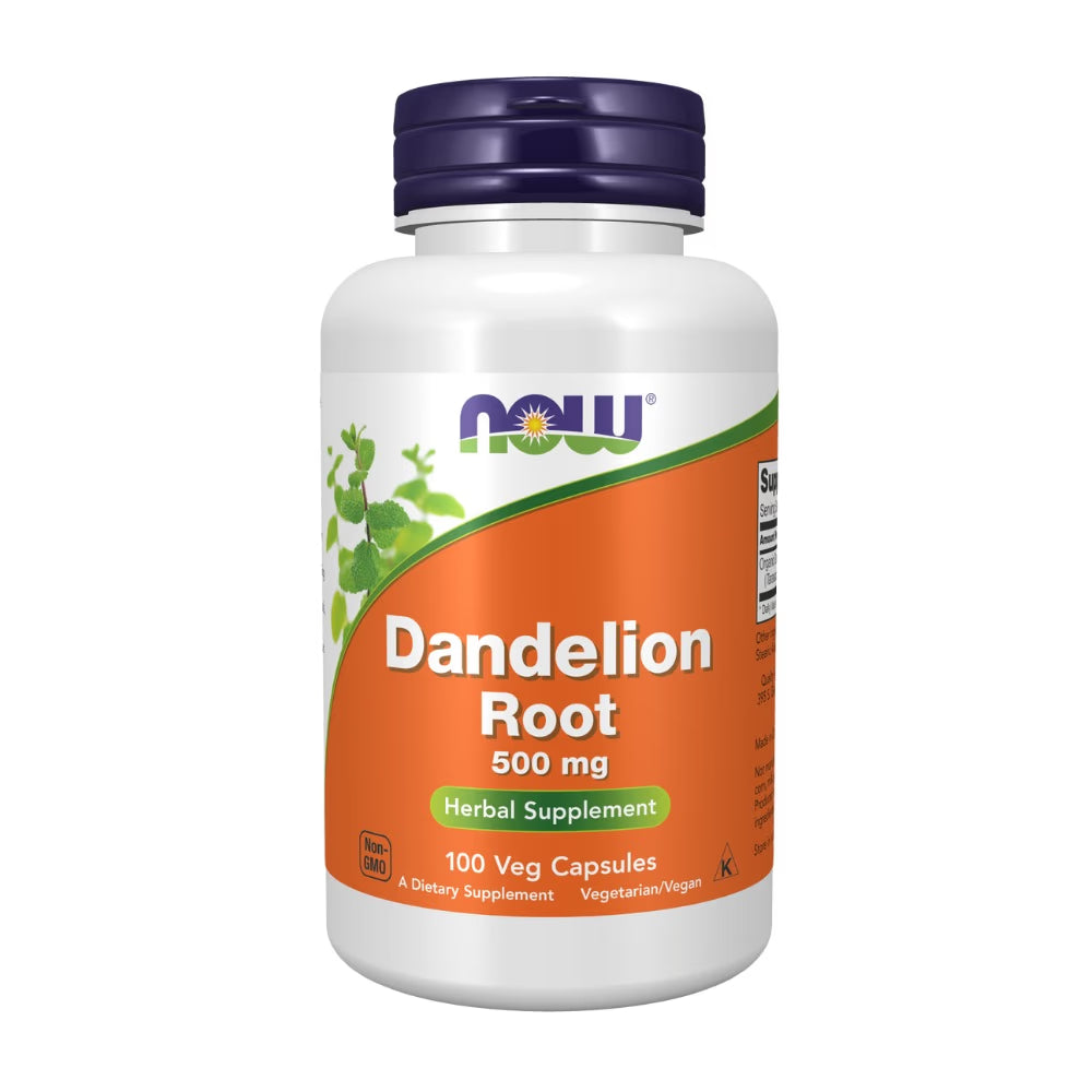 Now Dandelion Root 500mg 100 Veg Capsule