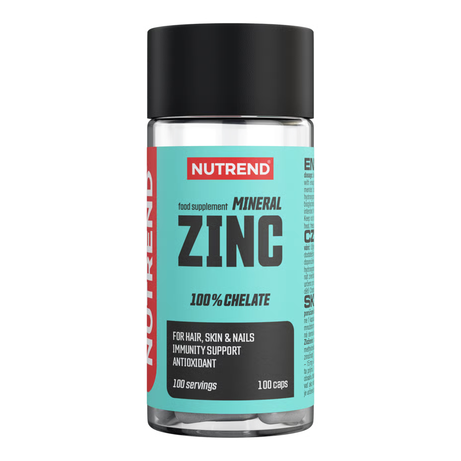 Nutrend Mineral Zinc 100% Chelate 100 Caps