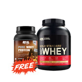 Optimum Nutrition 100% Gold Standard Whey 5lbs + Free PHL Whey 2lb