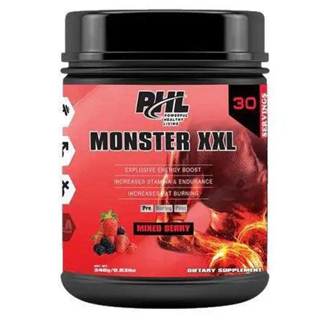 PHL Pre Workout Monster XXL 250g - Wellness Shoppee