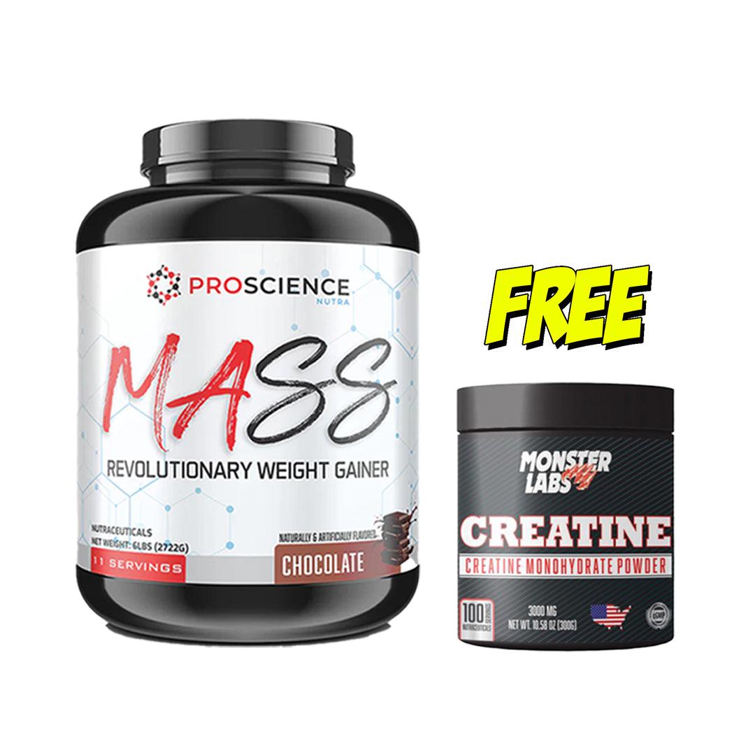 Proscience Mass Gainer + Free Monster Labs Creatine - Wellness Shoppee