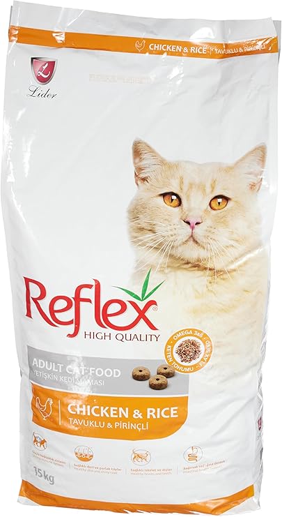 Reflex Lider Chicken and Rice Adult Dry Cat Food 15 kg