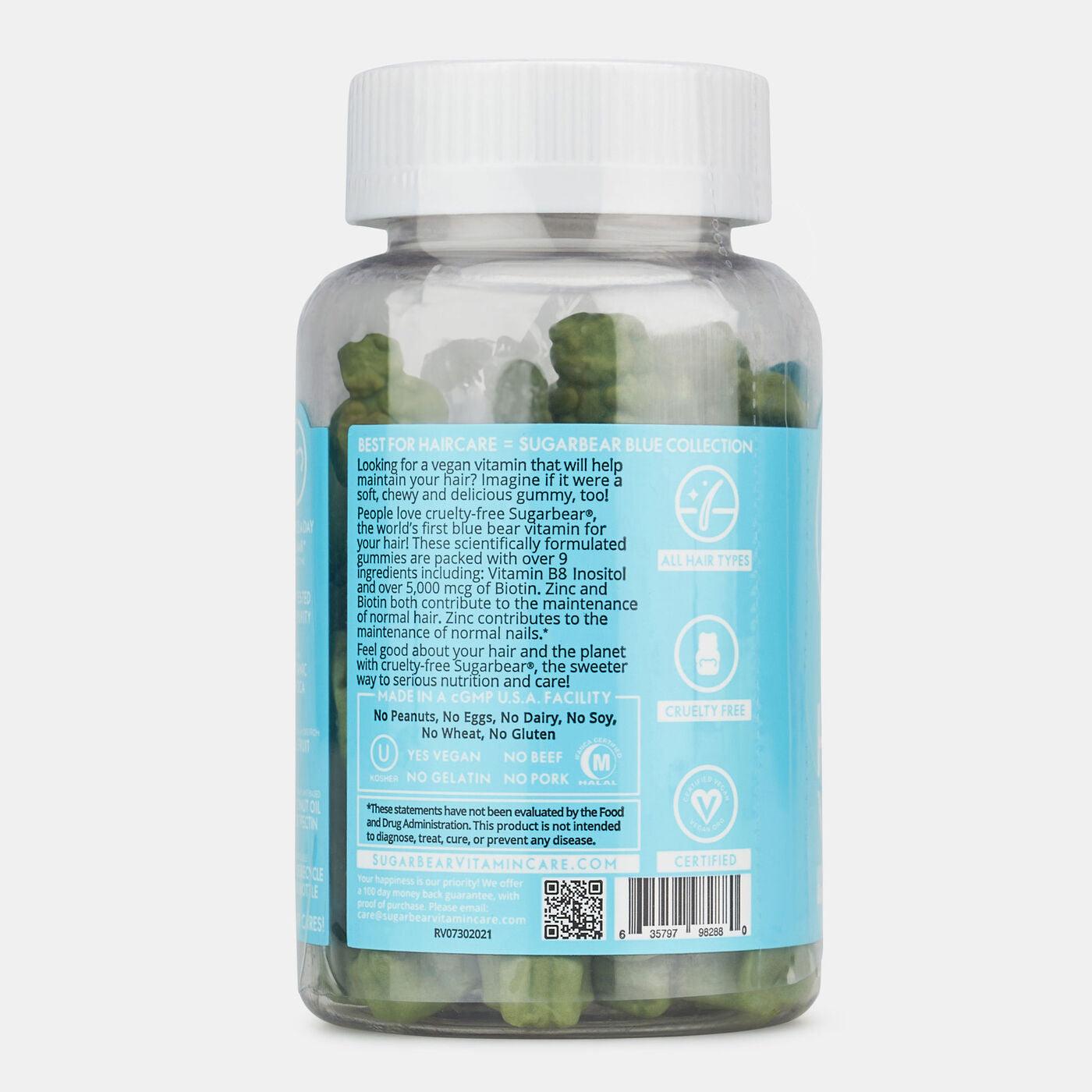 Sugar Bear Hair - Hair Vitamins, 60 Veggie Gummies - Wellness Shoppee