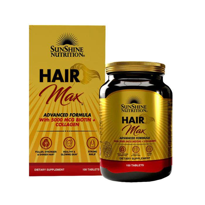 Sunshine Nutrition Hair Max 100 Tablets - Wellness Shoppee