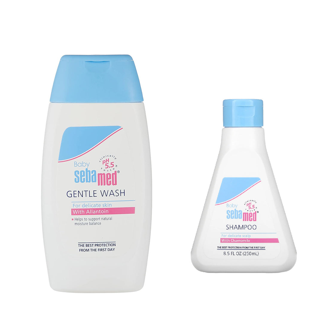 Sebamed Baby Gentle Wash 200ml + Sebamed Baby Shampoo 250 mL