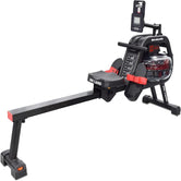 SkyLand Water Rowing Machine – Smooth & Quiet Rowing with Bluetooth App, LCD Monitor, 130Kg Capacity - Water Resistance