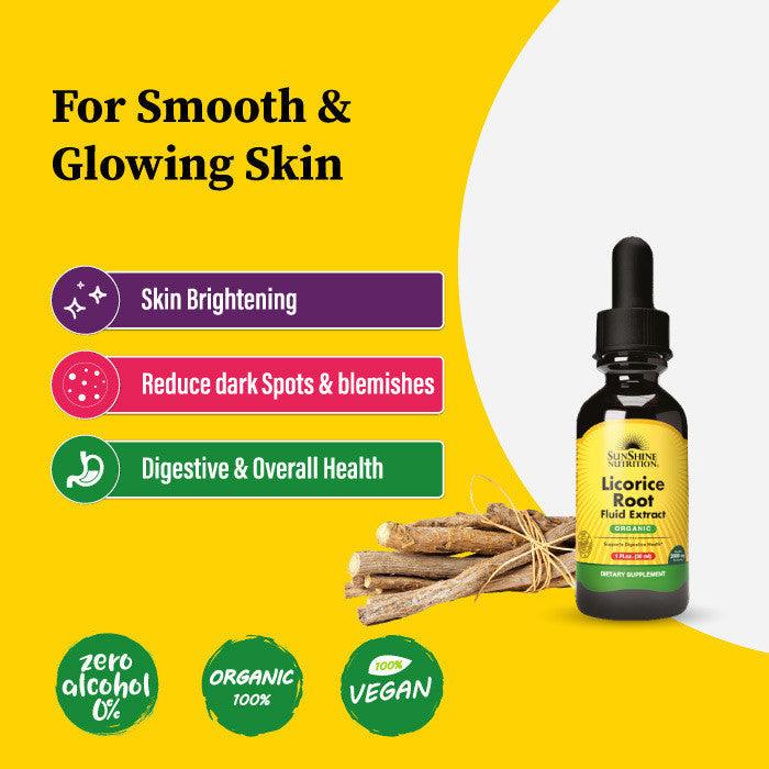 Sunshine Nutrition Licorice Root Fluid Extract 30ml - Wellness Shoppee