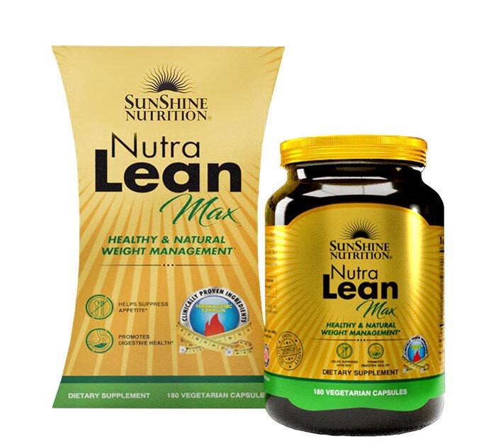 Sunshine Nutrition Nutra Lean Max 180 Capsules - Wellness Shoppee