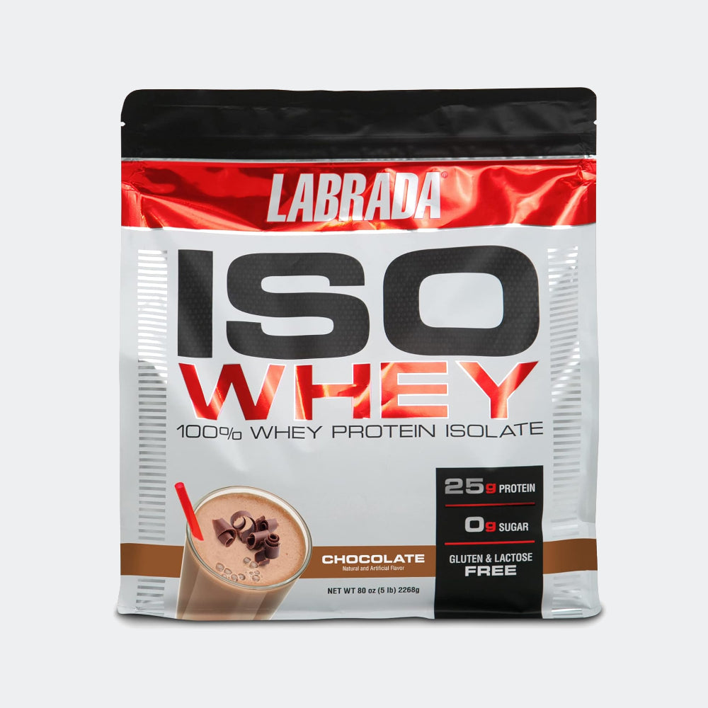 Labrada ISO Whey 100% Whey Protein Isolate 5lb, 25g Protein Post Workout