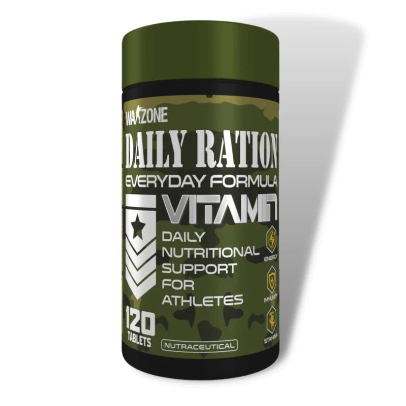 WarZone Daily Ration Multi Vitamin 120 Tablets - Wellness Shoppee