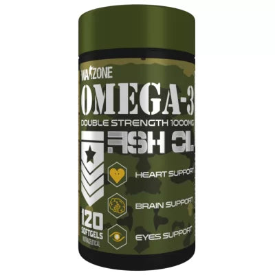 Warzone Omega-3 Fish Oil – 120 Softgels - Wellness Shoppee