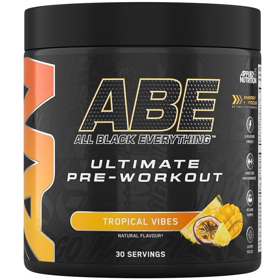 Applied Nutrition ABE Pre Workout - All Black Everything Pre Workout Powder Tropical Vibes