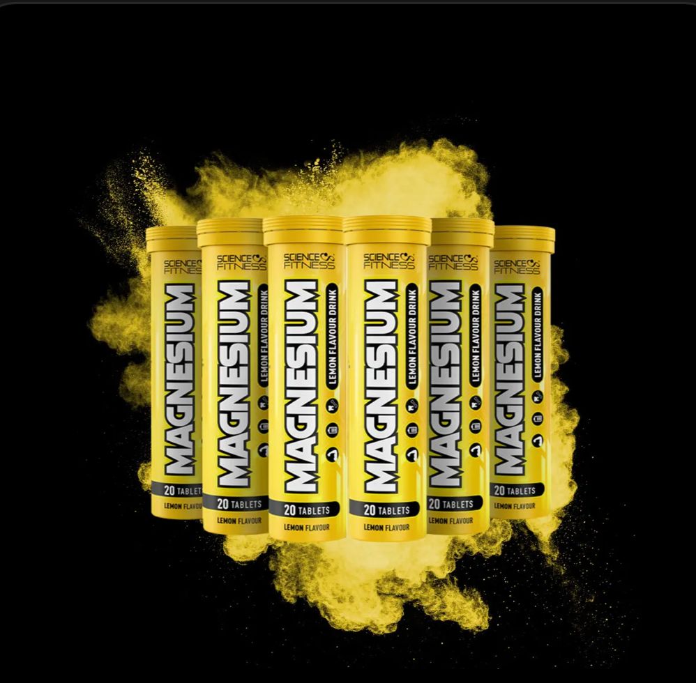 Science and Fitness Magnesium effervescent vitamins 20tablets lemon flavour