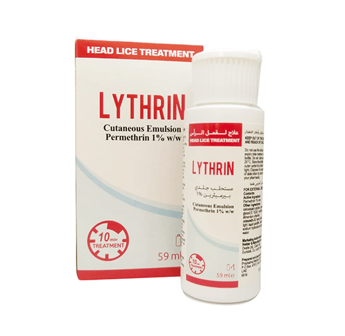 Lythrin Head Lice Treatment 1 % 59 ml Bottle - Wellness Shoppee