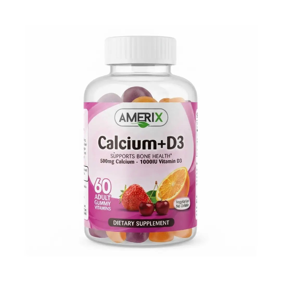 Amerix Calcium + D3, 60 Adult Gummies