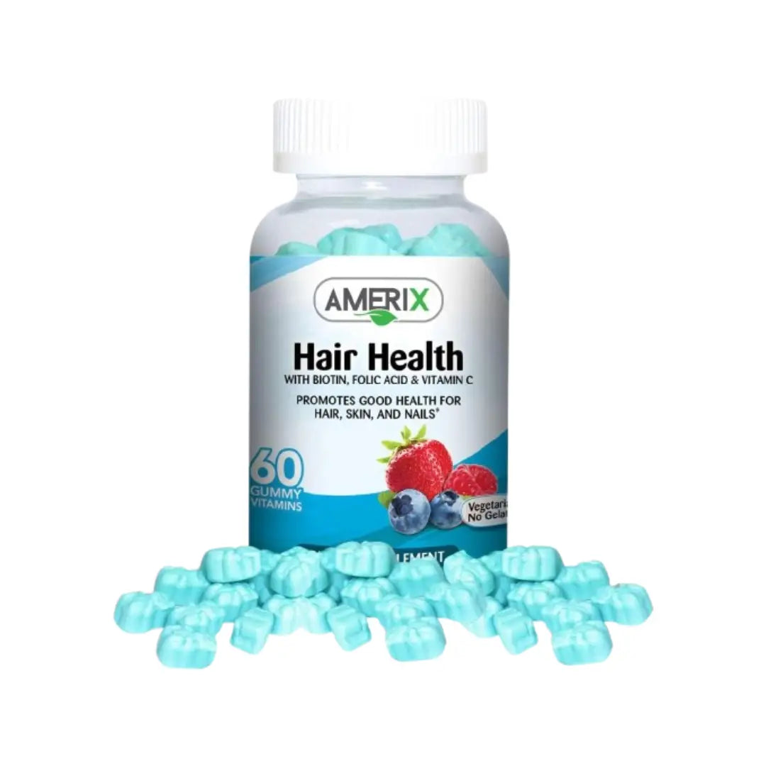 Amerix Hair Health Wild Berry, 60 Gummies