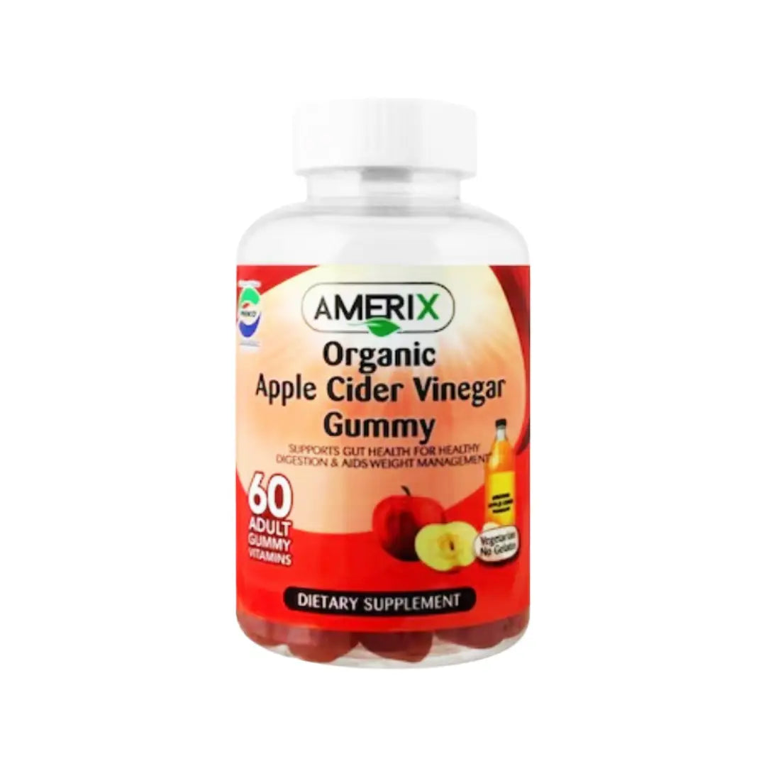 Amerix Organic Apple Cider Vinegar, 60 Adult Gummies
