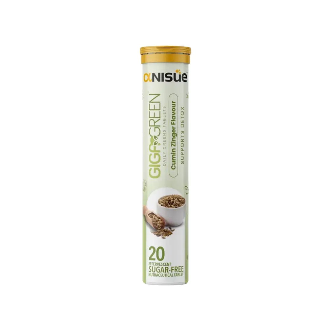 Anisue Giga Green Cumin Zinger, 20 Effervescent Tablets