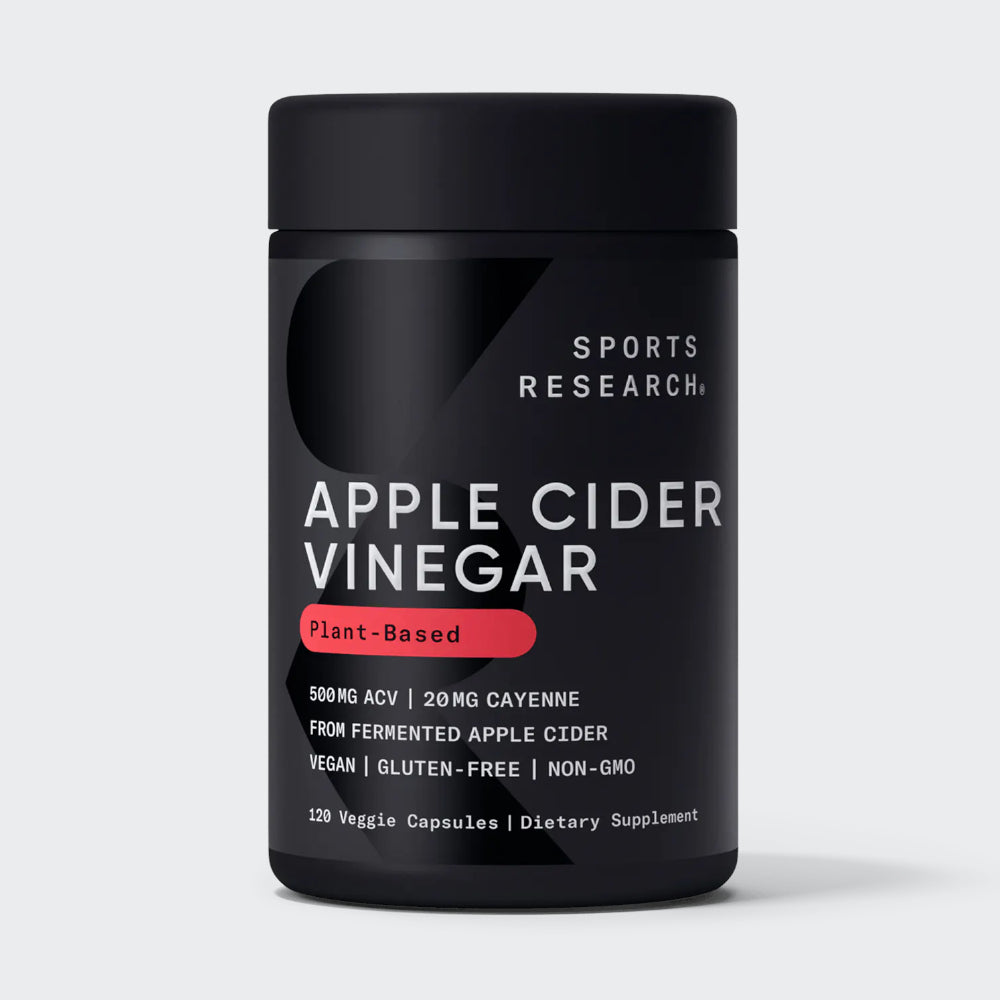 Sports Research Apple Cider Vinegar With Cayenne Pepper 120 Vegan Capsules
