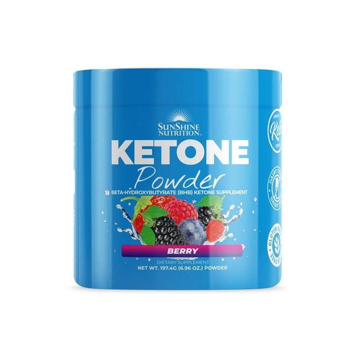 Sunshine Nutrition ketone Bhb Powder Berry Flavor 197.4 g - Wellness Shoppee