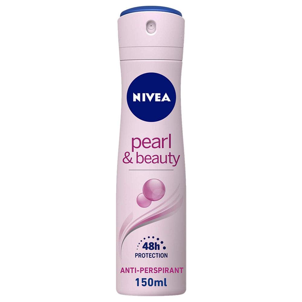 NIVEA Antiperspirant Spray for WoMen Pearl & Beauty Pearl Extracts 150ml - Wellness Shoppee