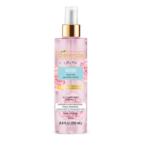 Bielenda Rose Care Face Mist with Rose Water for Sensitive Skin 200ml - Wellness Shoppee