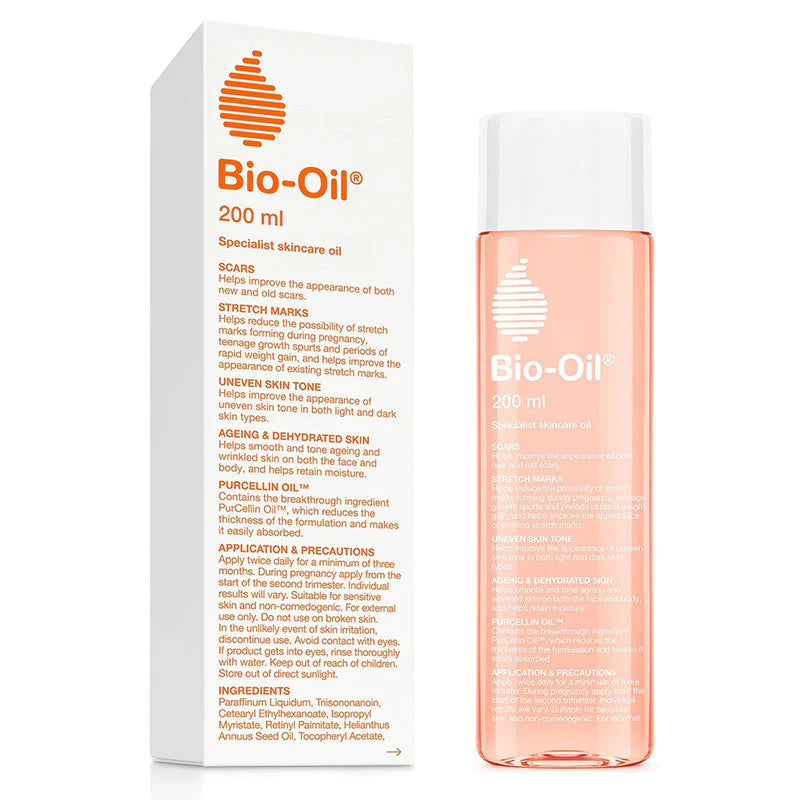 Bio-Oil Anti Stretch Mark & Moisturizing Skin Care Oil 200 ml - Wellness Shoppee