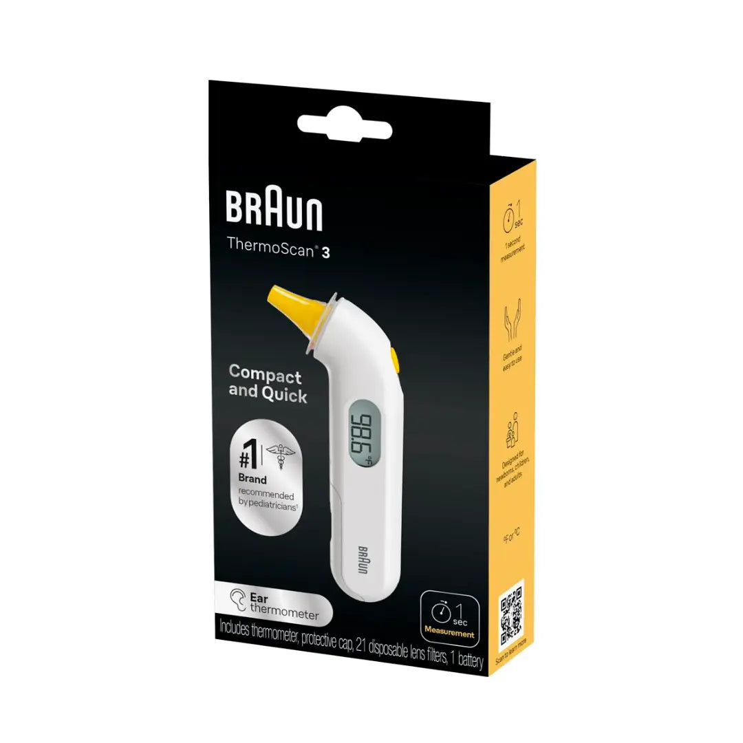 Braun ThermoScan 3 Ear Thermometer IRT3030