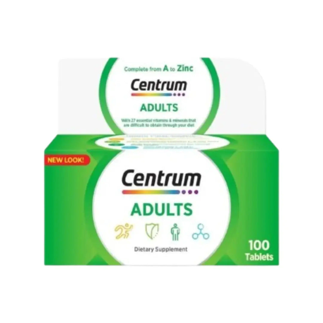 Centrum Adults Multivitamin, 100 Tablets