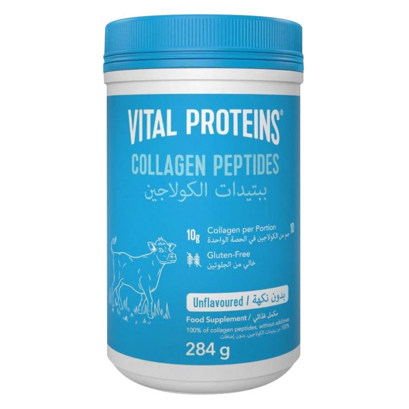 Vital Proteins Bovine Sourced Collagen Peptides Unflavoured Powder For Hair, Skin & Nails 284g