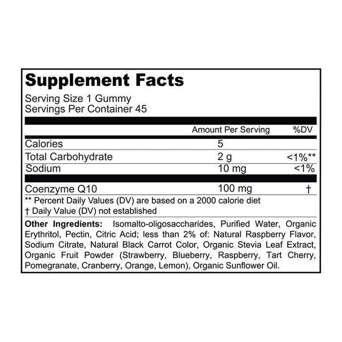 Sunshine Nutrition Good Gummies COQ10 Gummies 45's - Wellness Shoppee