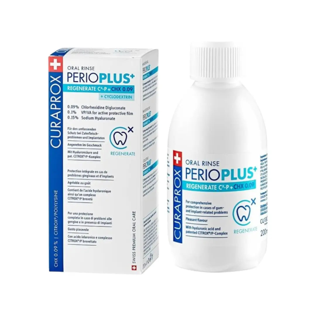 Curaprox Perio Plus Regenerate Mouthwash 0.09%, 200ml