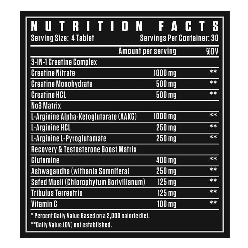 Dexter Jackson Black Series Muscle Gain Support 120 Tablets - Wellness Shoppee