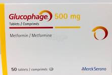 Glucophage 500 mg Tablets | Metformin Hydrochloride for Type 2 Diabetes