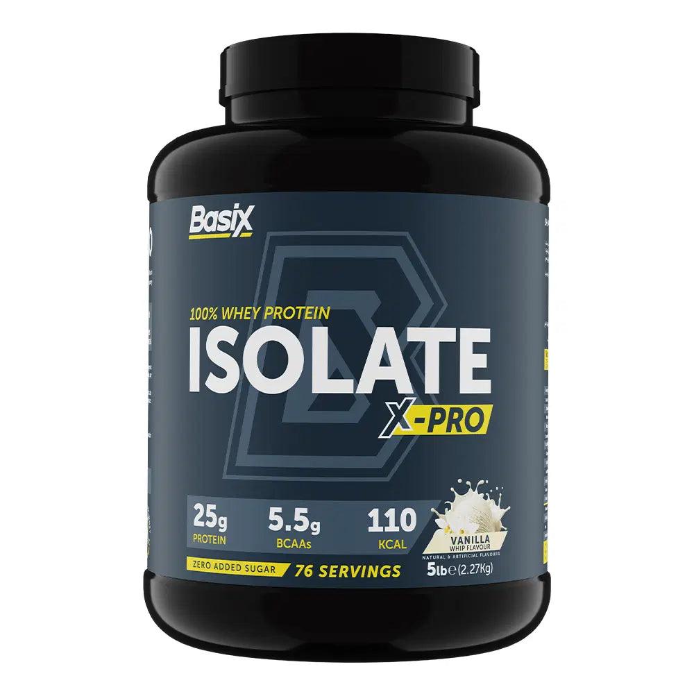 Basix - 100% Whey Protein Isolate X Pro, 5 Lbs - Wellness Shoppee