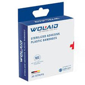 Wolaid Sterilized Adhesive Plastic Bandages 19*75mm, Pack of 100/Pack of 50