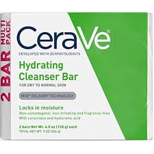 CERAVE Hydrating Cleanser Bar 2 BAR MULTIPACK