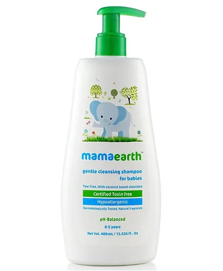 Mamaearth Gentle Cleansing Shampoo - 400mL - Wellness Shoppee