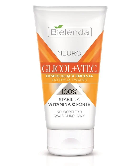 Bielenda Neuro Glicol And Vit C Exfoliating Cleansing Emulsion 150ml - Wellness Shoppee
