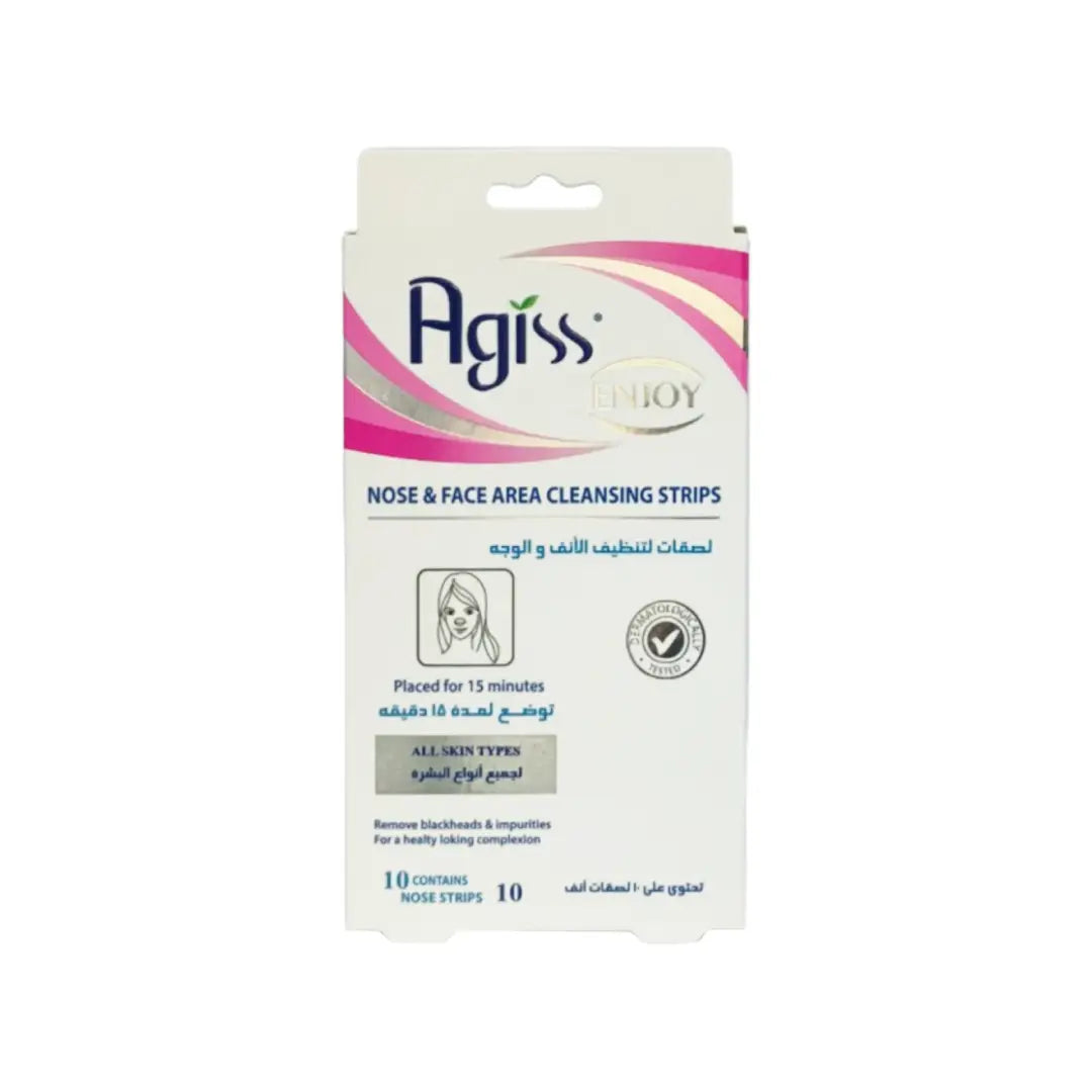 Enjoy Agiss Nose & Face Cleansing Strips, 10 Strips