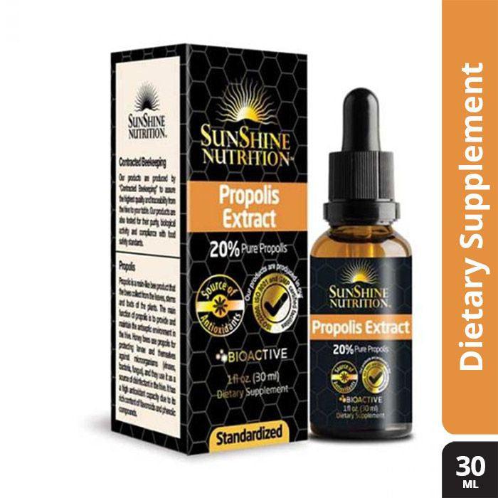 Sunshine Nutrition Propolis Extract 20% Pure Propolis 30 ml - Wellness Shoppee