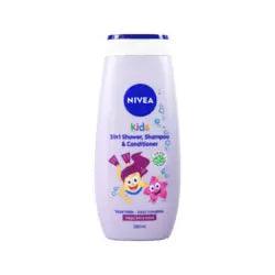 Nivea Kids 3In1 Shower Shampoo and Conditioner with Magic Berry Scent- 250ml - Wellness Shoppee