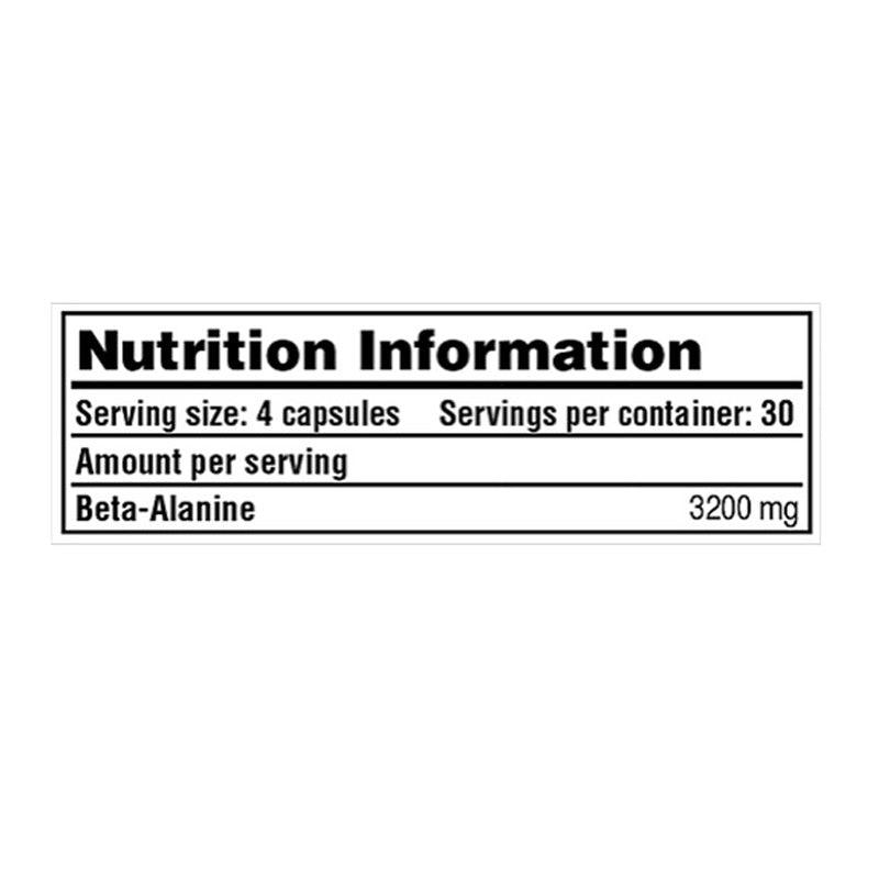 Galvanize Nutrition Beta Alanine 120 Capsules - Wellness Shoppee