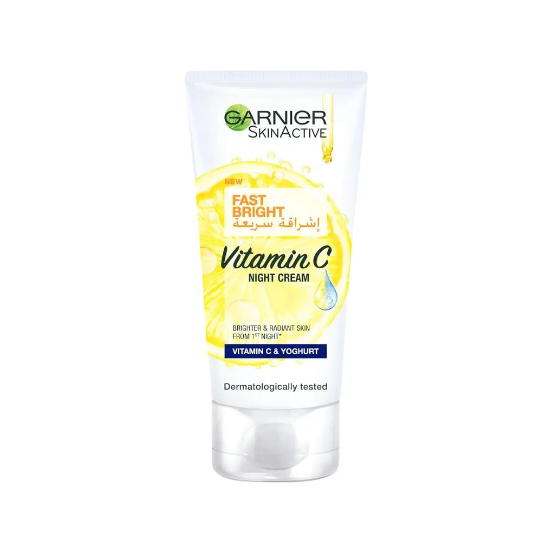 Garnier SkinActive Fast Bright Vitamin C Night Cream, 50ml
