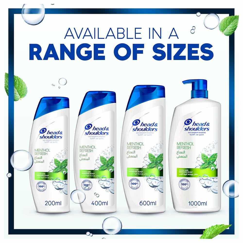 Head & Shoulders - Menthol Refresh Anti-Dandruff Shampoo 200ml - Wellness Shoppee