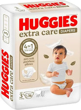 Huggies Extra Care Diapers Size 3 (4-9kg) 76s