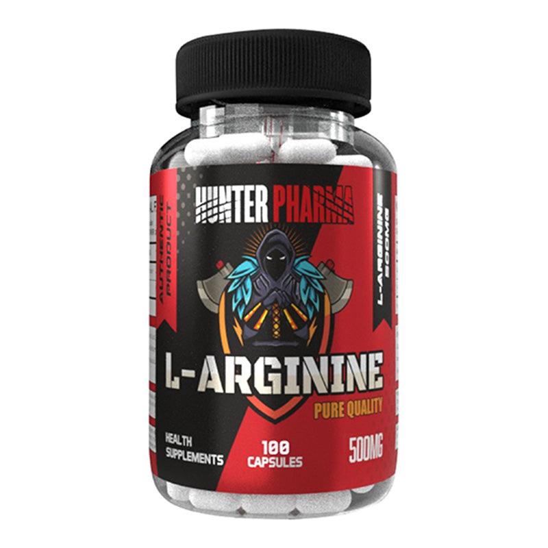 Hunter Pharma L Arginine 500mg 100 Capsules - Wellness Shoppee